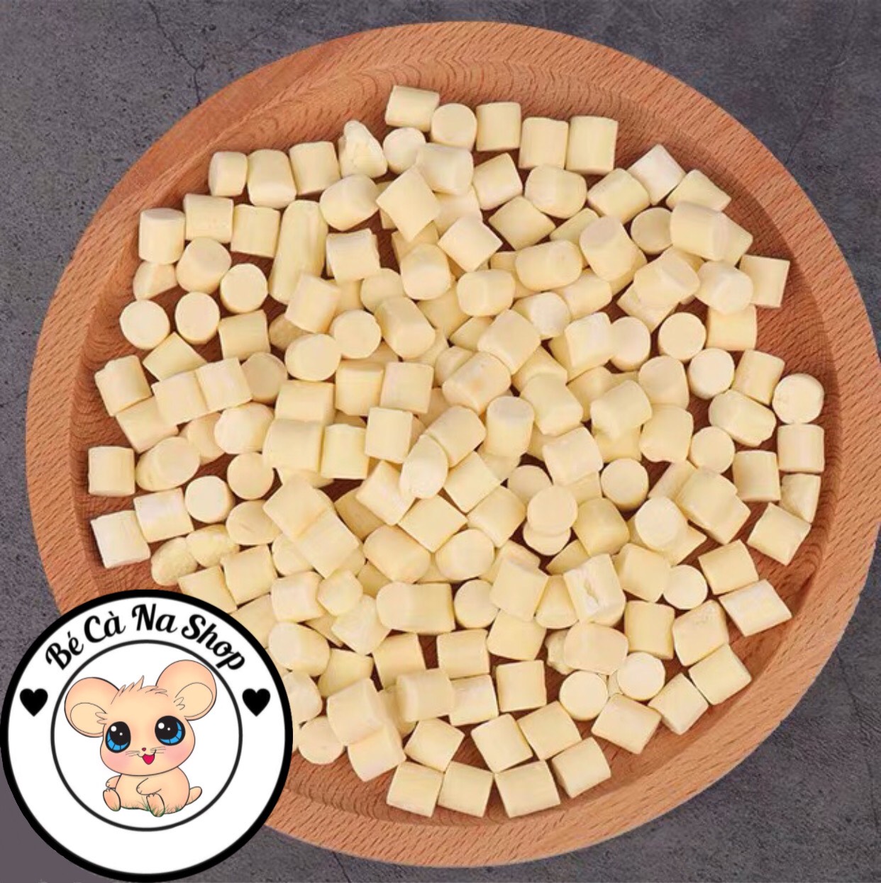 Phô mai viên mềm , cheese cho hamster vỗ béo