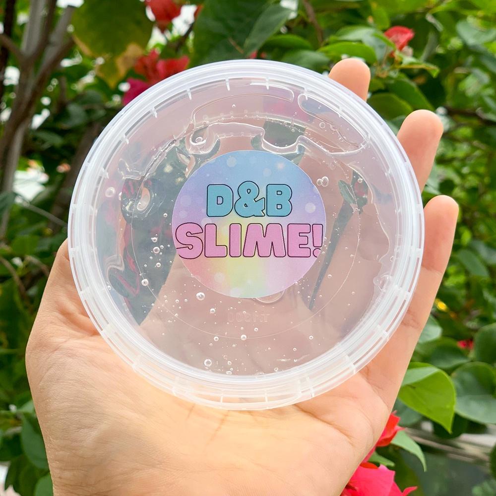 CLEAR SLIME - Chất Nhờn Ma Quái Trong Suốt,Dẻo,Bóng Hộp To 200ml