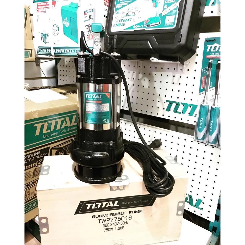 MÁY BƠM CHÌM NƯỚC THẢI BH 3 THÁNG 750W TOTAL TWP775016 - HÀNG CHÍNH HÃNG