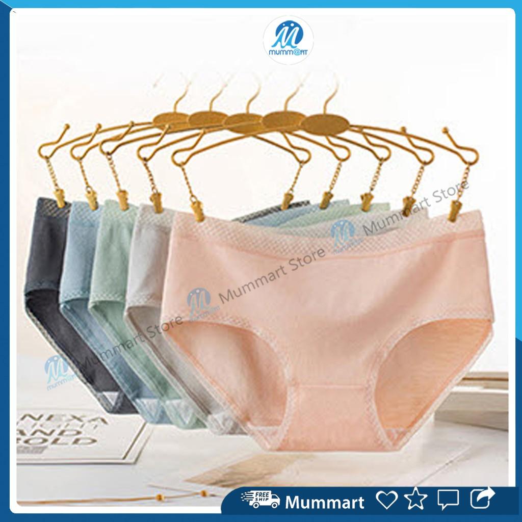 Quần lót nữ đúc su kháng khuẩn không lộ ngấn hoa cúc. Chip nữ không viền hoa cúc, vải mát, mặc đầm body ôm sát