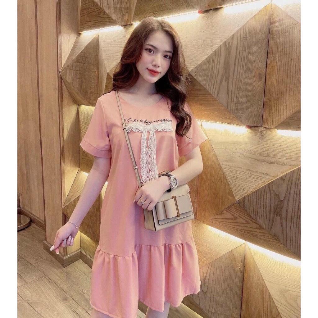 Váy bầu cao cấp 2021chất lụa Hàn nhập khẩu cao cấpthoáng mát vô cùng️đầm bầuthiết kế chanh xả, Free size