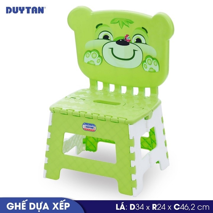 Ghế dựa xếp nhựa Duy Tân - 09279 - Giao màu ngẫu nhiên - Hàng chính hãng