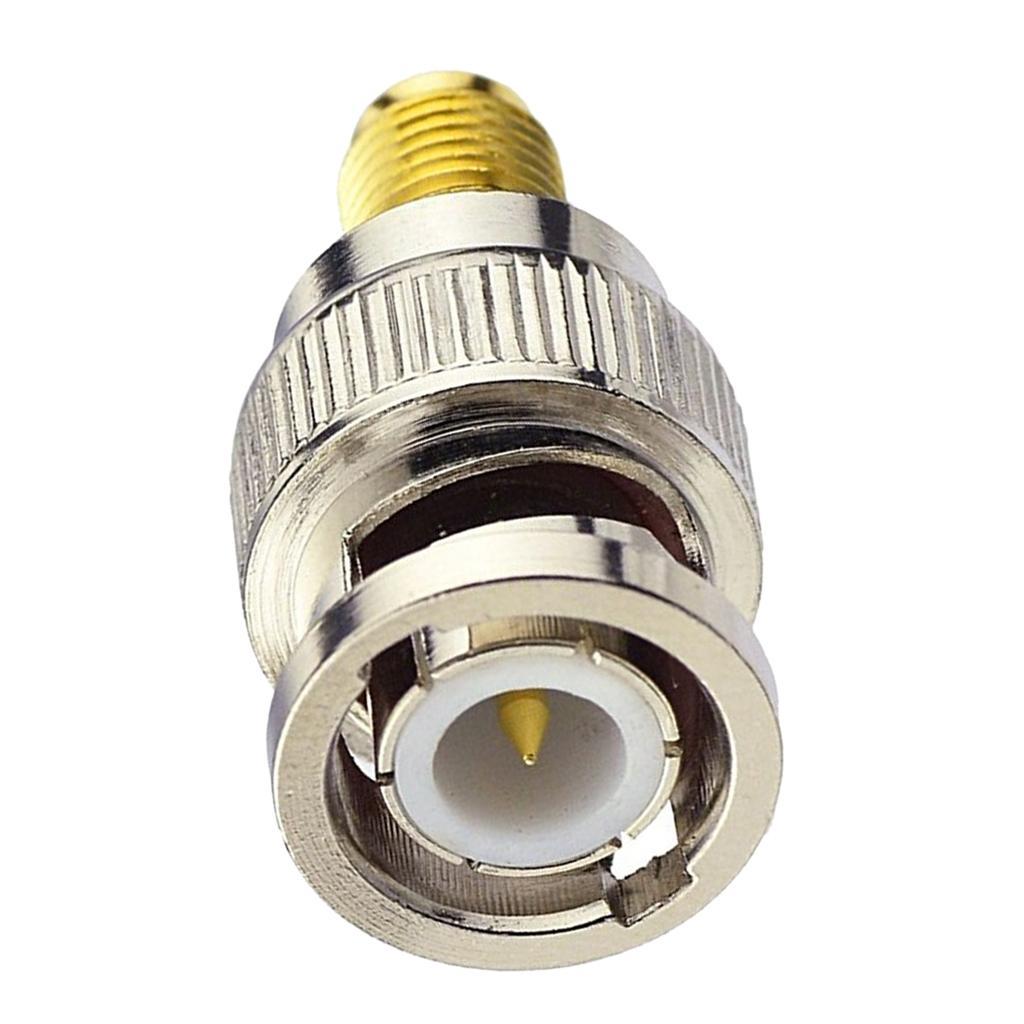 SMA F to BNC Male RF Coax Coaxial Adapter Converter Connector  Plug
