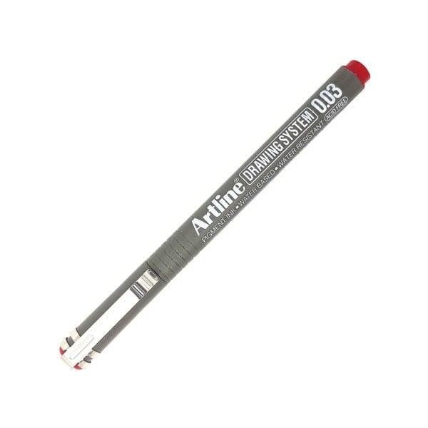 Bút Vẽ Kĩ Thuật 0.03mm Artline EK-2303 - Màu Đỏ (PM)