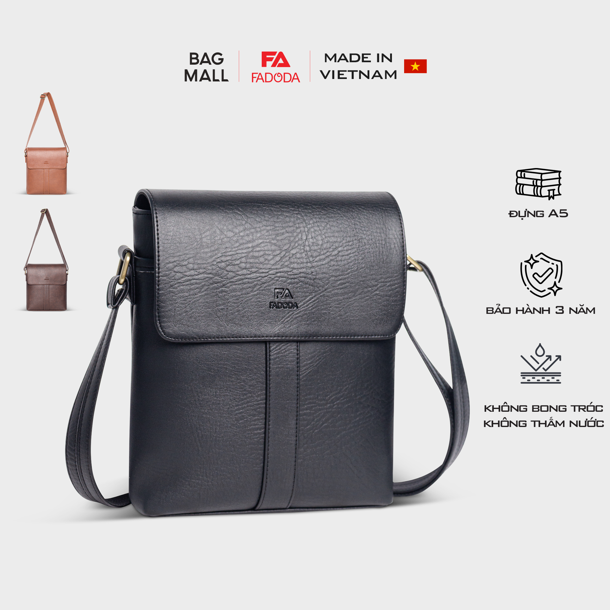 Túi đeo chéo nam đựng ipad FADODA FDC11