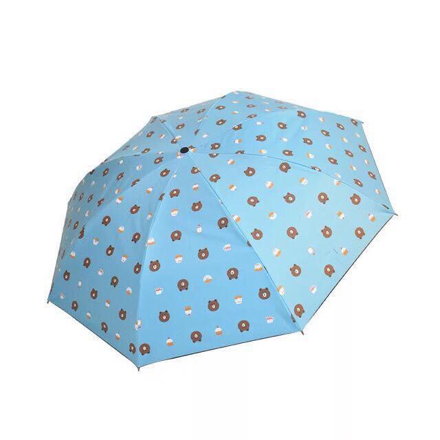 Ô gấp gọn gấu brown