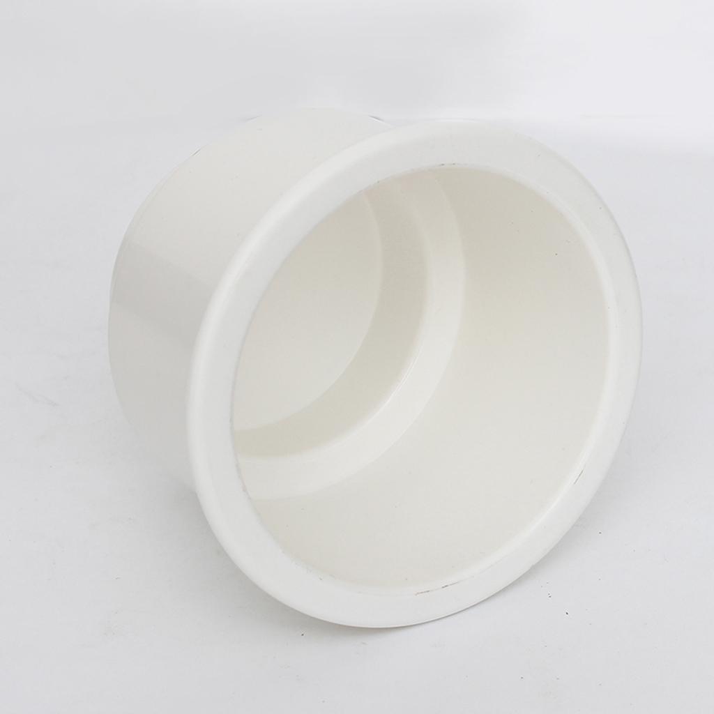 2 Pieces White Recessed Cup Drink Holder for Marine Boat Car RV