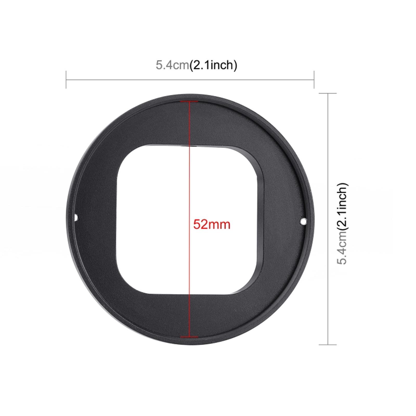 52mm Lens Filter Adapter , Easy to Install Practical Spare Parts for Hero11 10