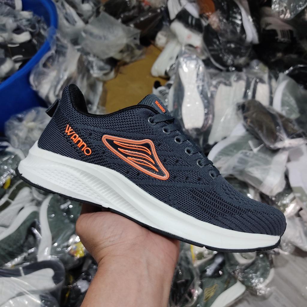 Giày thể thao sneaker nam hàng chất lượng cao màu xám đậm bảo hành 1 năm