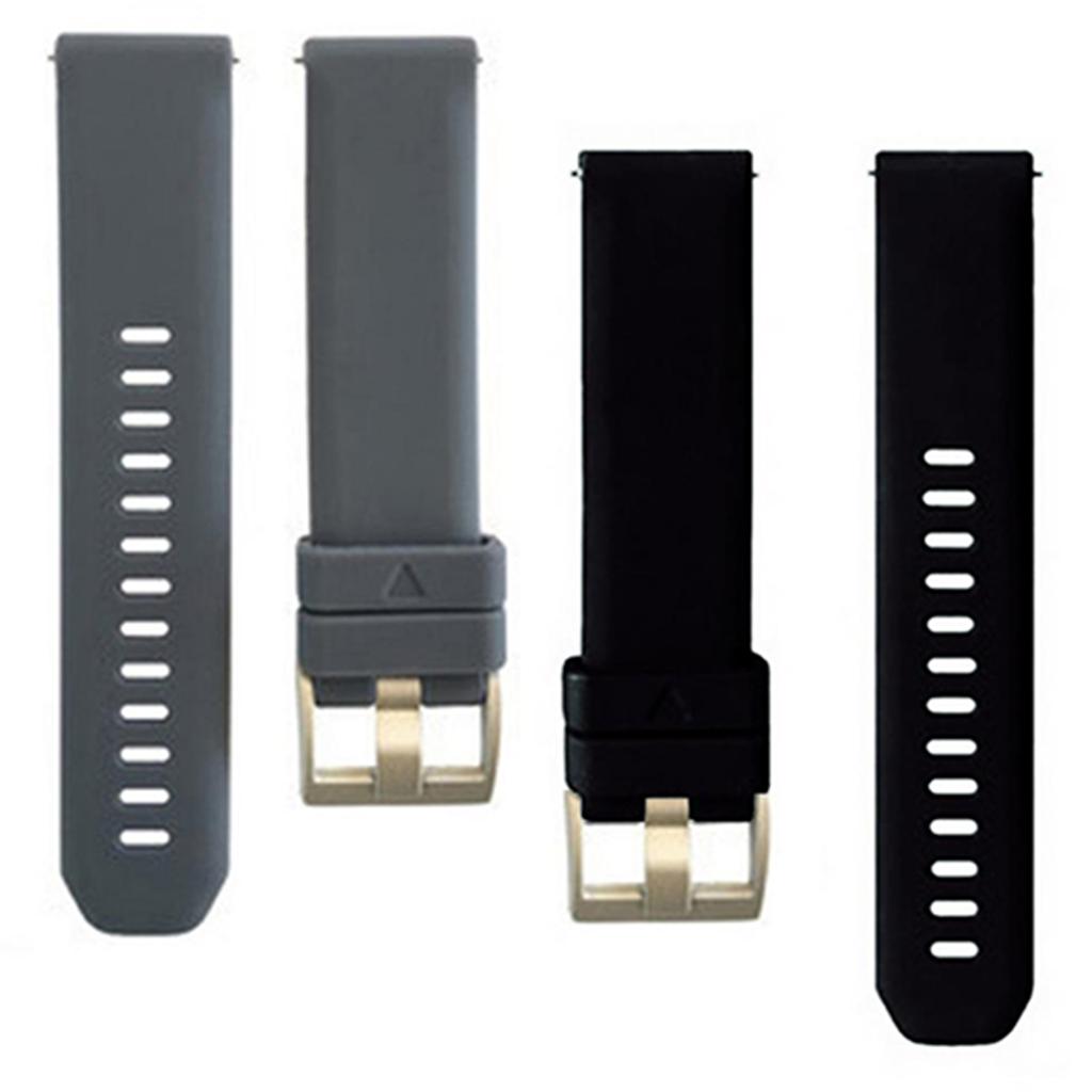 2 Pieces Replacement Silicone Sport Band Strap For Garmin Vivoactive 3 20mm