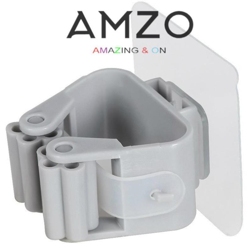 Móc Kẹp Cây Lau Nhà Dán Tường Đa Năng AMZO