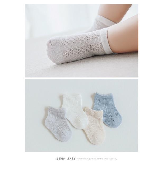 SET 04 TẤT LƯỚI CHO BÉ