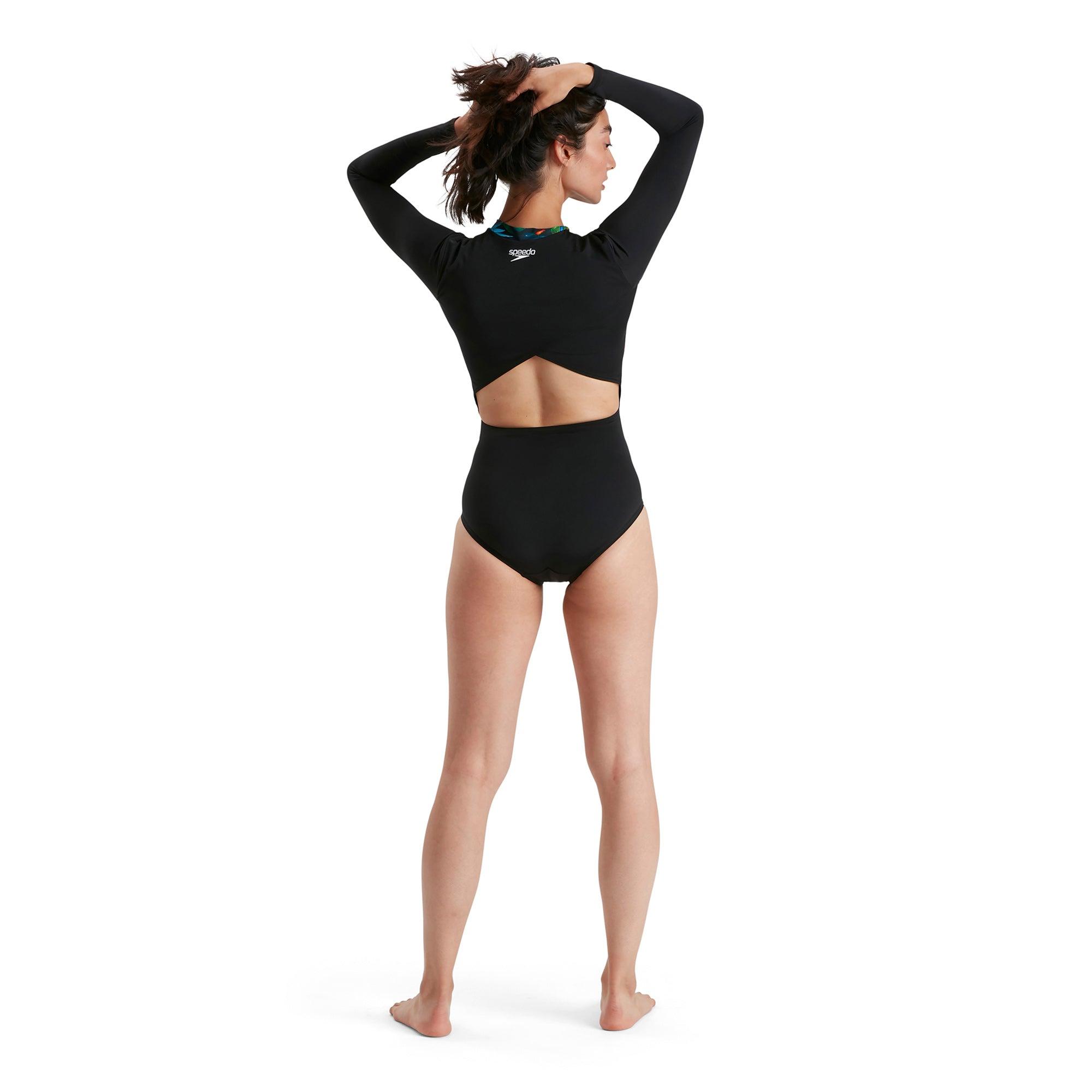 Đồ bơi một mảnh nữ Speedo Prt Ls Wrap Back 1Pc Af (A) - 8-12360G731