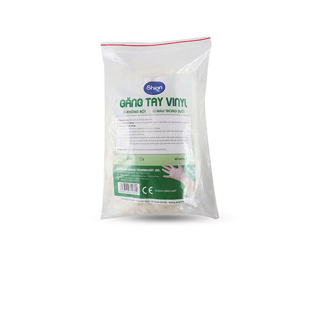 [50 đôi] Găng Tay Vinyl không bột không lo dị ứng, an toàn cho tay dùng trong Thực Phẩm, Vệ Sinh