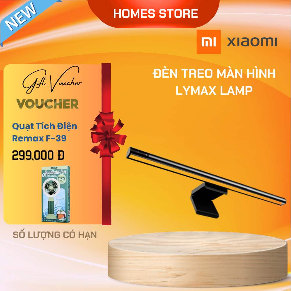 Đèn Treo Màn Hình XIAOMI Ecochain Lymax, Điều Chỉnh Ánh Sáng Bảo Vệ Mắt, Sử Dụng Cảm Ứng, Đa Chế Độ Ánh Sáng - Hàng Chính Hãng