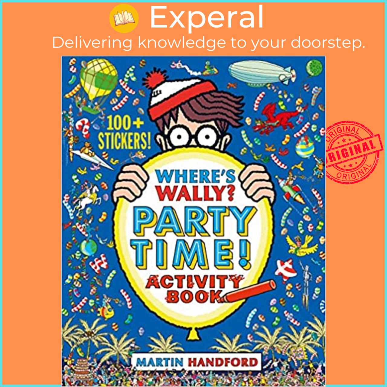 Sách - Where&amp;#x27;s Wally? Party Time! by Martin Handford (UK edition, paperback)