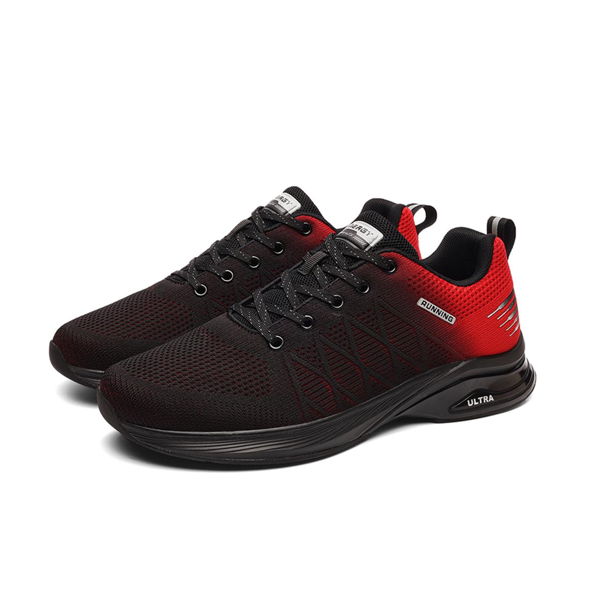Nam Nữ Chạy Bộ Chạy Bộ Thể Thao Nhẹ Giày Cho Nữ Giày Đi Bộ Thể Thao Huấn Luyện Giày Người Giày Color: Black Shoe Size: 42