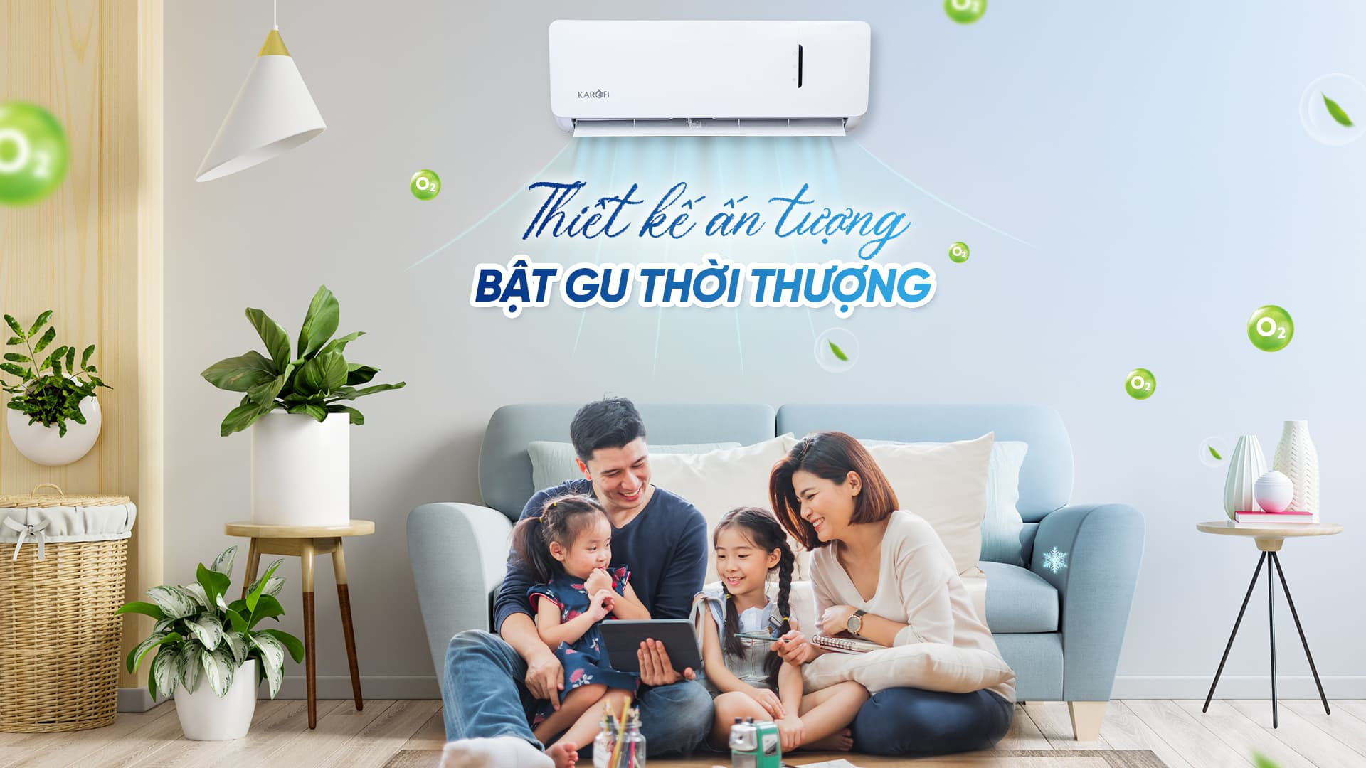 Điều hòa không khí 9000 BTU Karofi KDC-WF309 - hàng chính hãng - Giao và lắp đặt toàn quốc