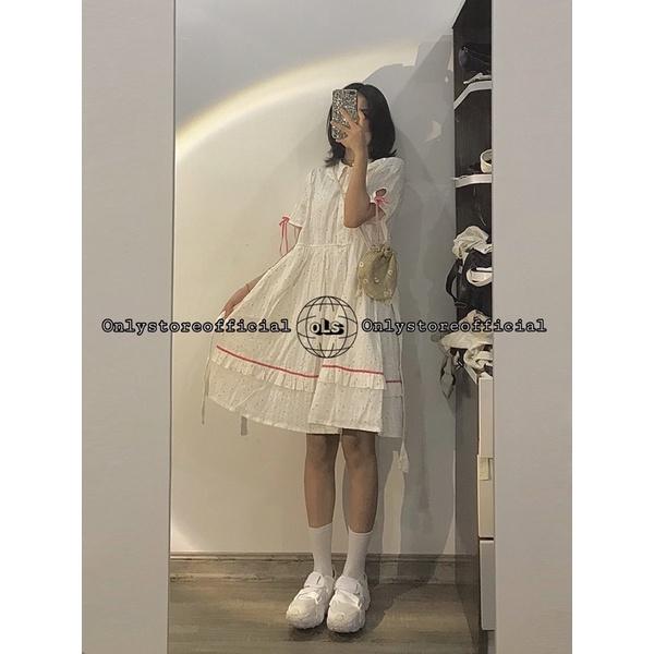 Bé váy babydoll hoa nhí siêu yêu