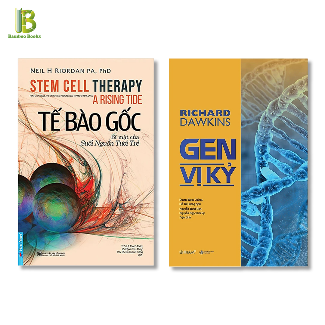 Combo 2 Cuốn: Tế Bào Gốc - Bí Mật Của Suối Nguồi Tươi Trẻ + Gen Vị Kỷ (Tặng Kèm Bookmark Bamboo Books)