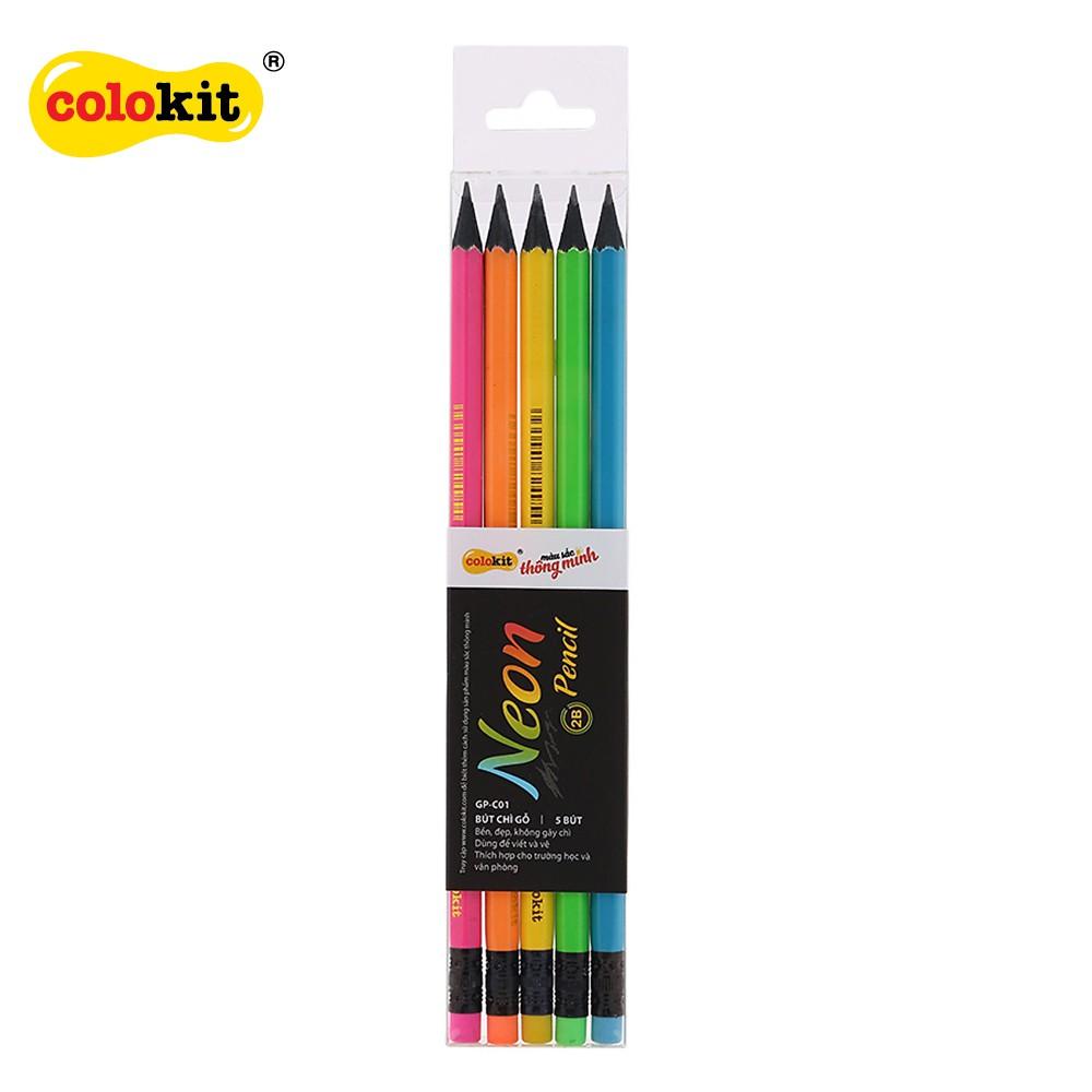 Combo 10 Bút chì gỗ 2B Colokit GP-C01