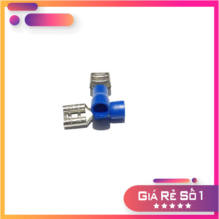 Cos gài 6.3mm, đầu cos chữ T, cốt kẹp dây, cốt nối dây điện bọc nhựa