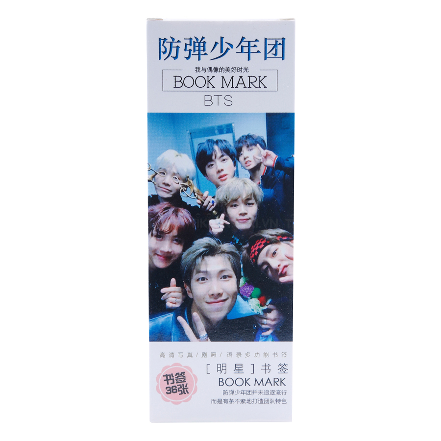 Bộ Bookmark Ban Nhạc BTS