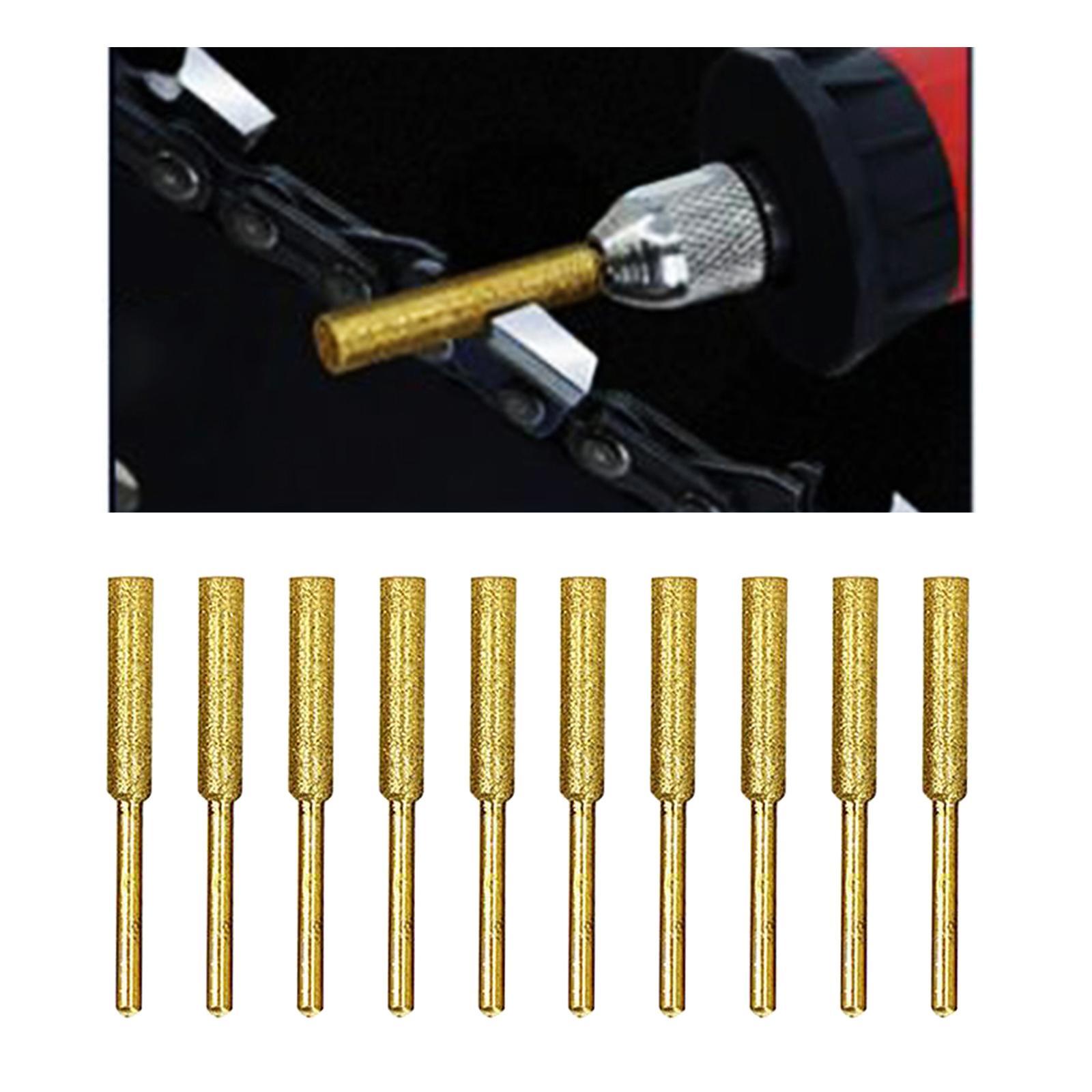 Diamond Chainsaw Sharpener Bits Grinding Bits Burr 4mm and 4.8mm