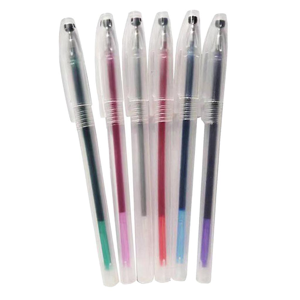 6x Soluble Pen Tailor Vanishing Fabric Marker DIY Embroidery Cross-stitch Crafts