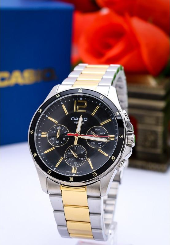 Đồng hồ nam Casio dây thép MTP-1374SG-1AVDF