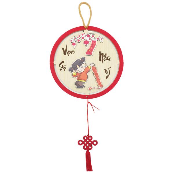 Bảng Gỗ Treo Tường Trang Trí Tết - Bách Mộc T11 - Vạn Sự Như Ý