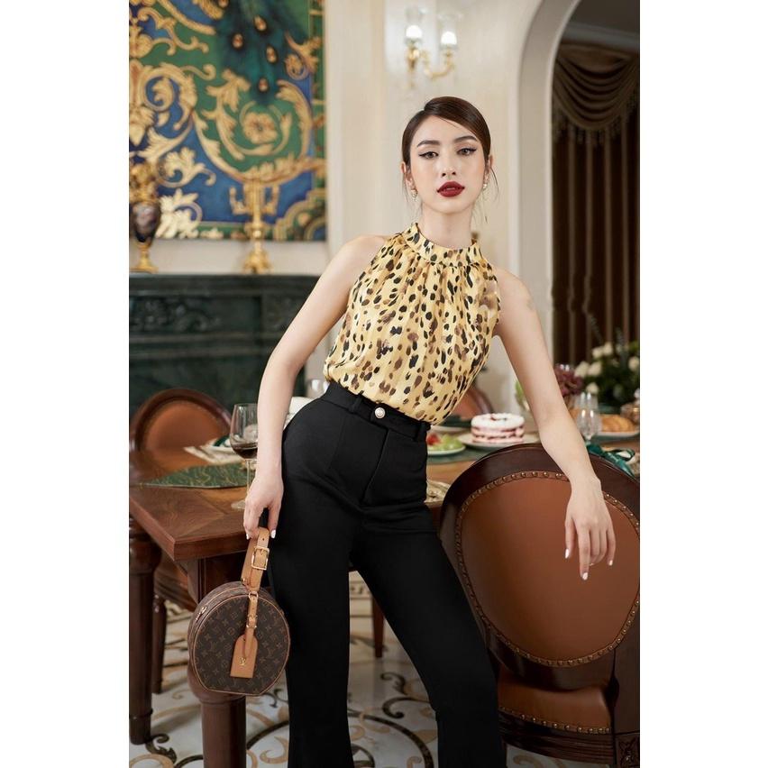 Quần ống loe sang chảnh quần loe nữ tính chất vải đẹp kéo dài chân D'Lily Store