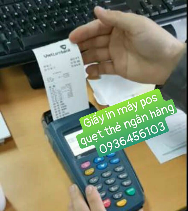 Set 20 cuộn Giấy in hóa đơn cho máy pos quẹt thẻ ngân hàng