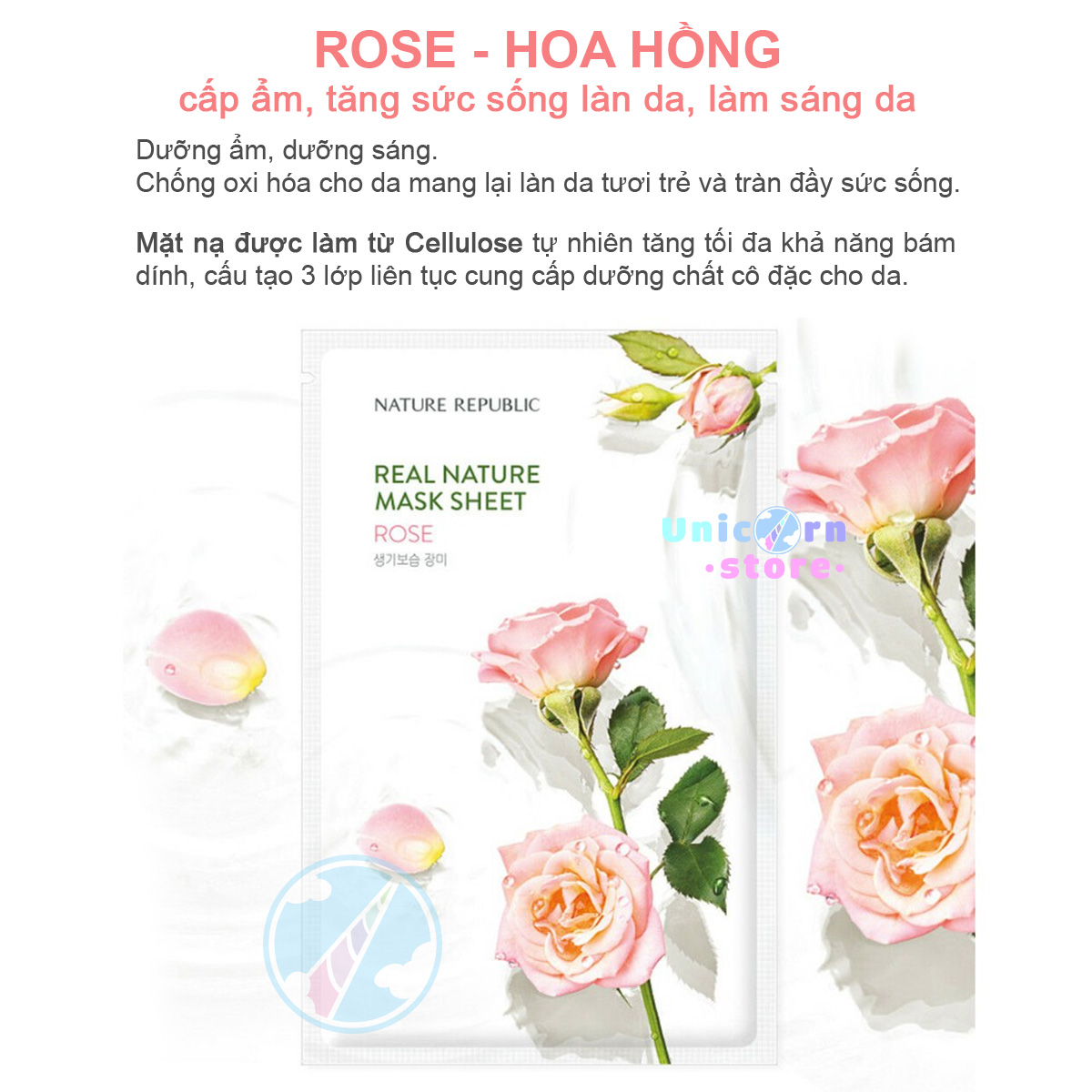 Mặt Nạ Giấy Dưỡng Da Nature Republic Real Nature Mask Sheet 23ml