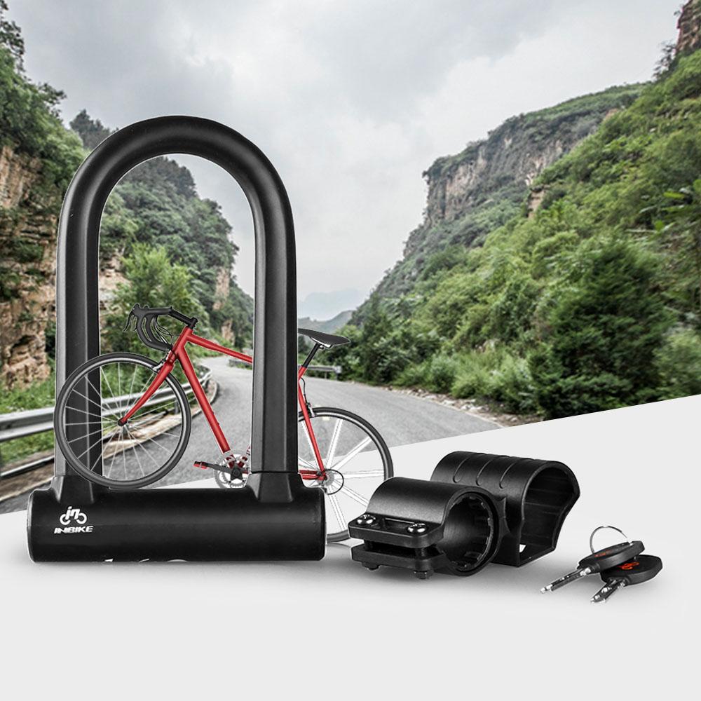 Khóa chống trộm chữ U, siêu bền chắc, siêu cứng kèm giá đỡ