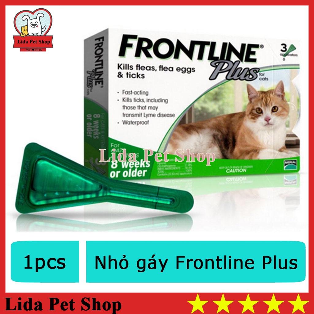 Nhỏ gáy cho mèo tr ị ve rận Frontline Plus diệt bọ chét nấm viêm da