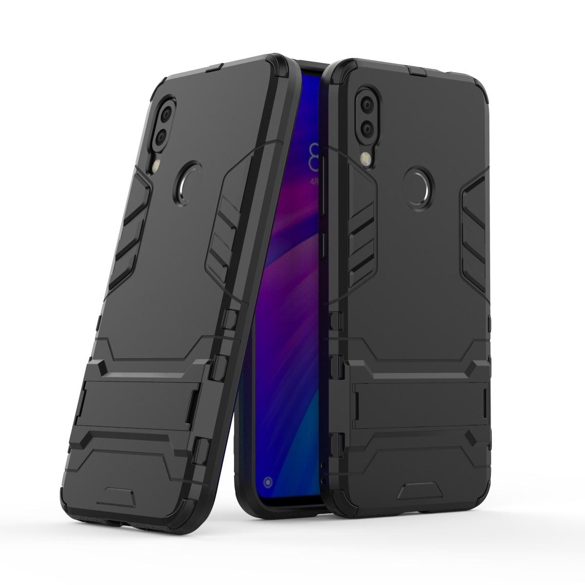 Ốp lưng cho Xiaomi Redmi 7-8 / Redmi Note 7 - Note 8 - Note 8 Pro iRON - MAN Nhựa PC cứng viền dẻo chống sốc