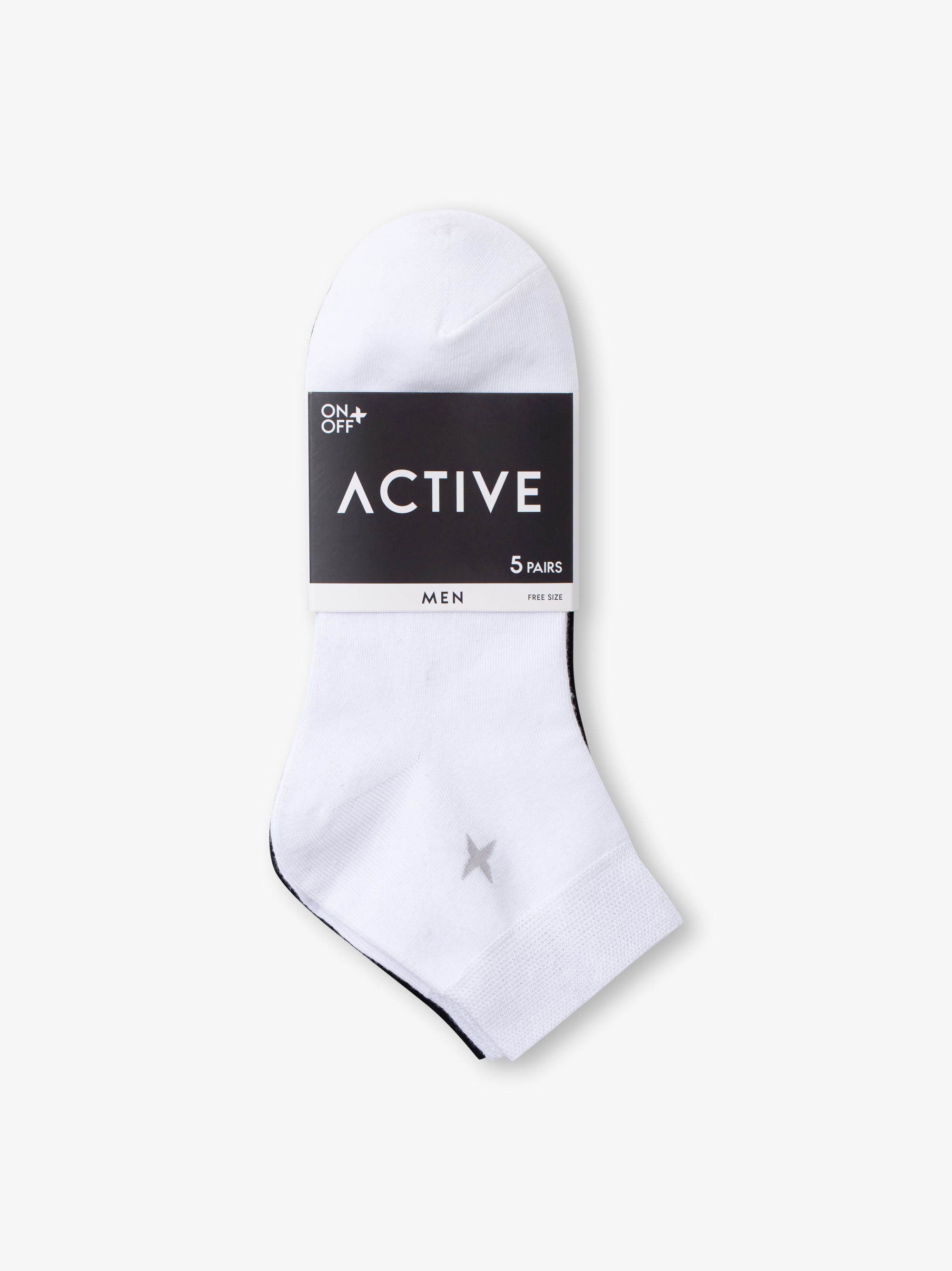 Combo 6 đôi vớ nam cotton cổ ngắn ONOFF mềm mại thoáng khí  18AE24A003