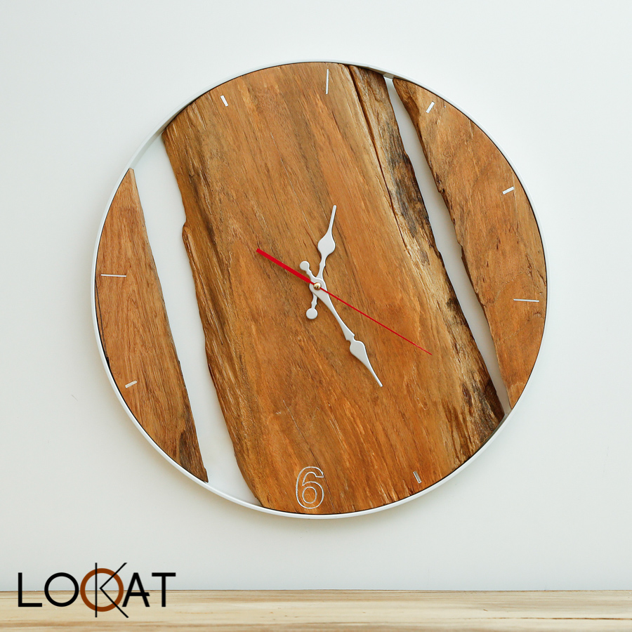 Đồng Hồ Treo Tường Décor Nhà Phong cách Rustic Tinh Tế Mộc Mạc DH12050134
