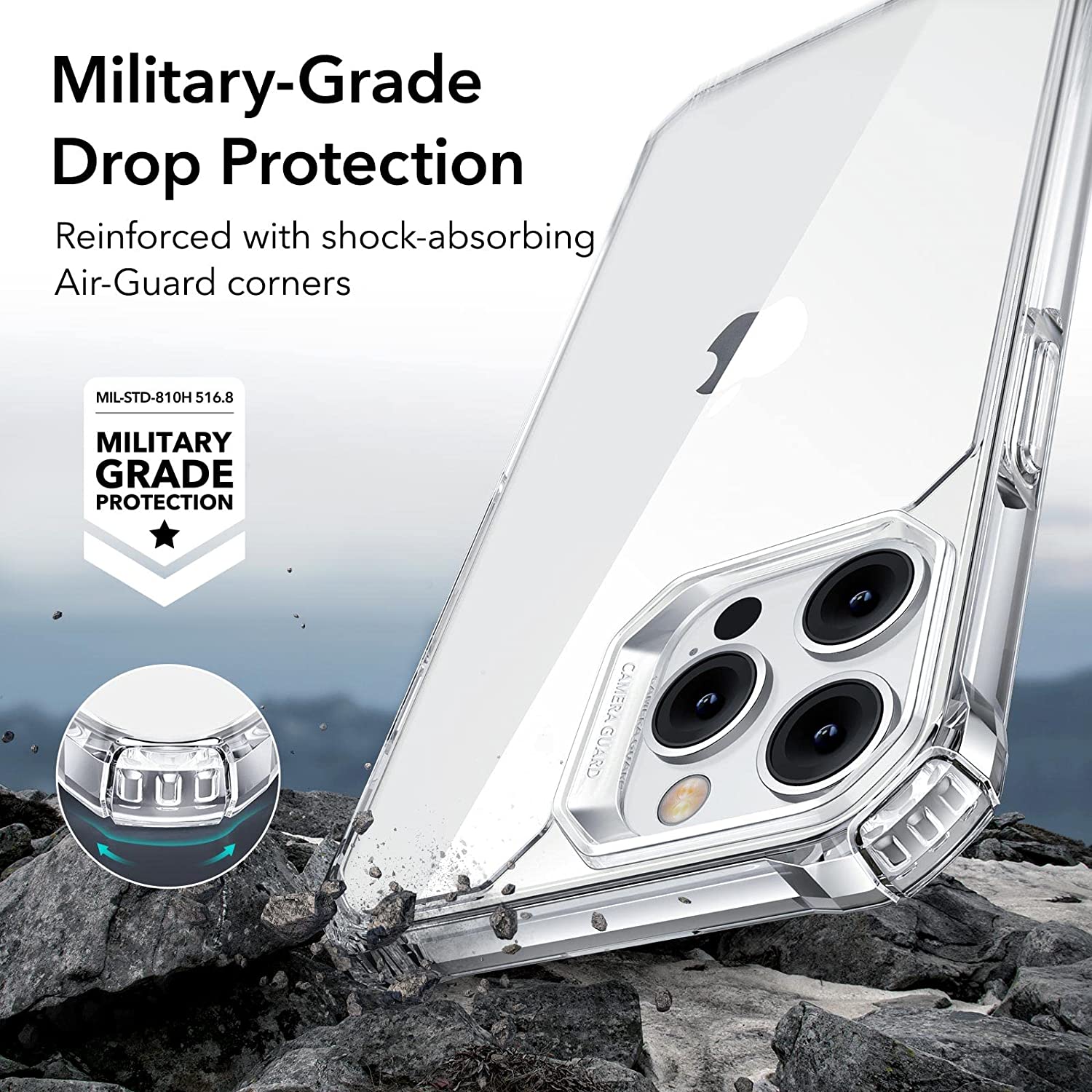 Ốp Lưng cho iPhone 14 Pro / iPhone 14 Pro Max ESR Air Armor Clear Case - Hàng Chính Hãng
