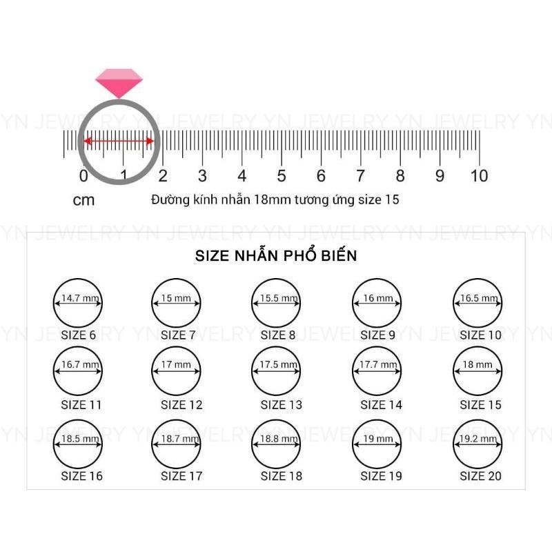Nhẫn xoắn bạc 925 YN JEWELRY