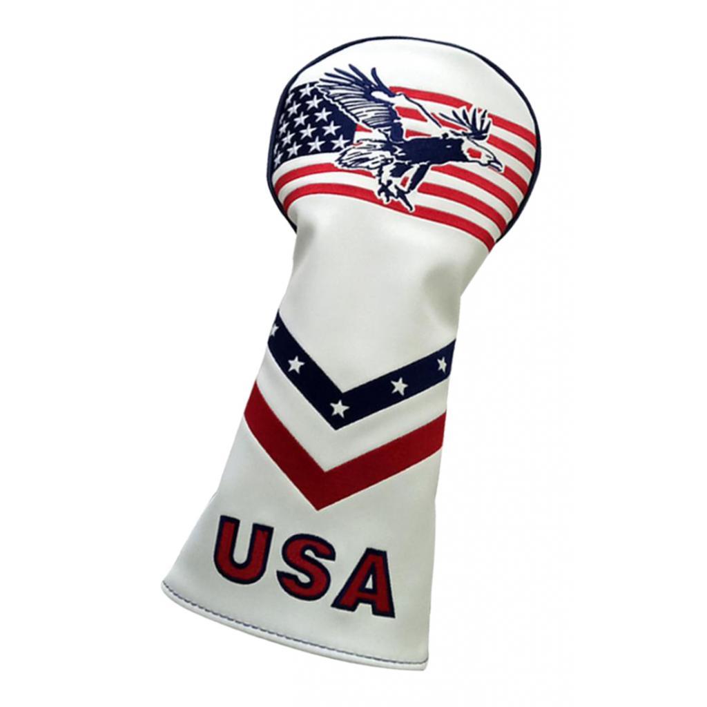 Golf Club Head Cover No. 1 Wood Driver Headcover Guard With Number Tag