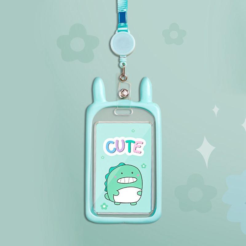 Tmdbyx Dây Đeo Thẻ Học Sinh/Sinh Viên Trong Suốt Mềm Mại Có Thể Thu Gọn 37.7cm