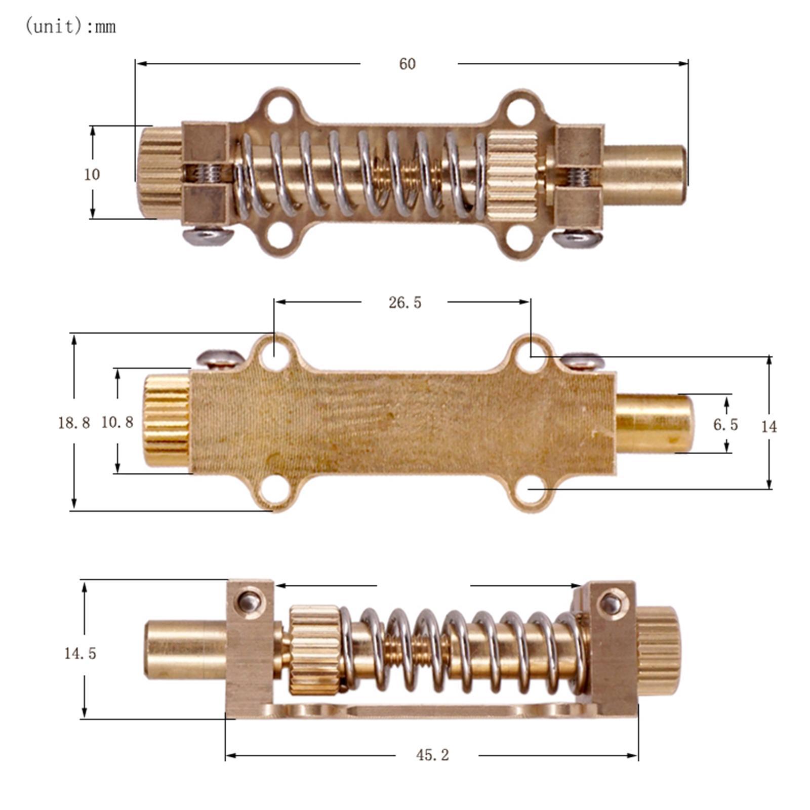 Brass Tremolo Stabilizer Metal Wear Resistant Sturdy Durable for Electric Guitars Bridge Parts