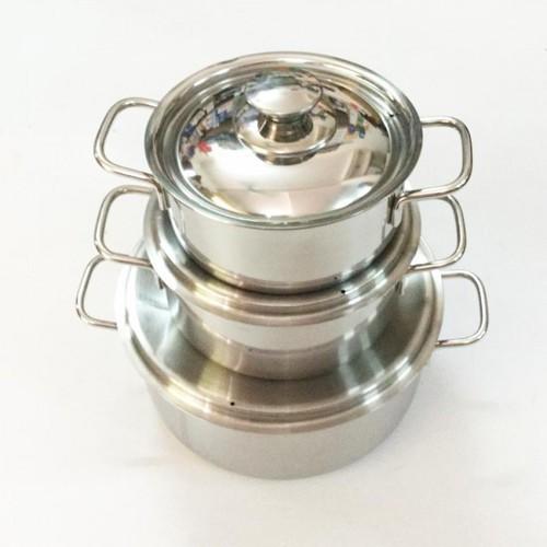 Bộ 3 Nồi INOX Sharp Cao Cấp