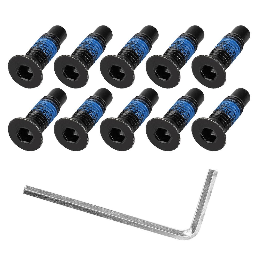 Xe Điện Bộ Vít Gắn Bộ Vít Có Cờ Lê Cho Xiaomi M365 Ninebot Max G30 ES Phuộc Trước Ống Cực Để đế Một Phần Color: 10pcs