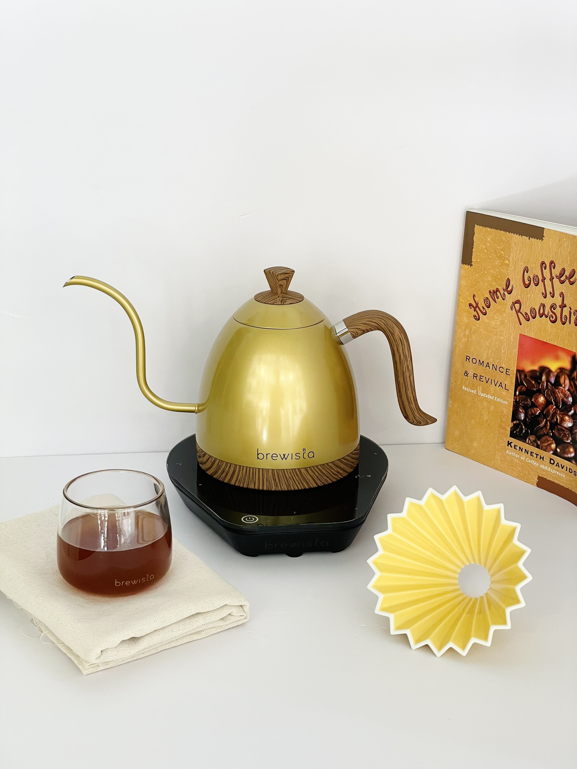 Ấm đun cảm ứng chuyên dụng rót cà phê Kettle 600ml - Champagne Gold