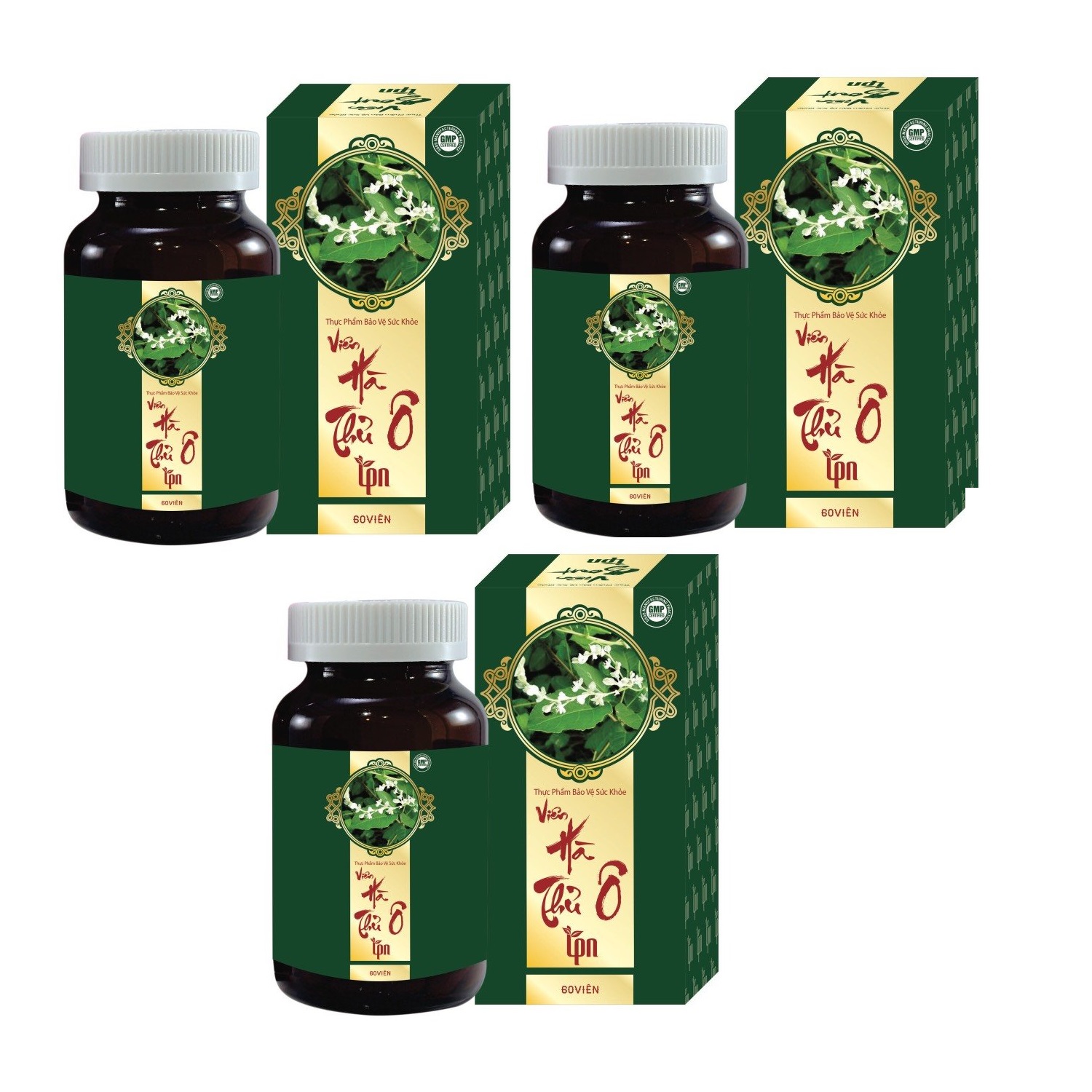 Combo 6 hộp Thực Phẩm Bảo Vệ Sức Khỏe Viên Hà Thủ Ô TPN