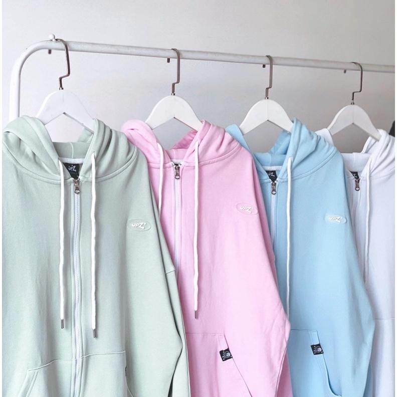 UPZ Áo Khoác Hoodie Dây Kéo Cơ Bản SS1 (5 Màu)