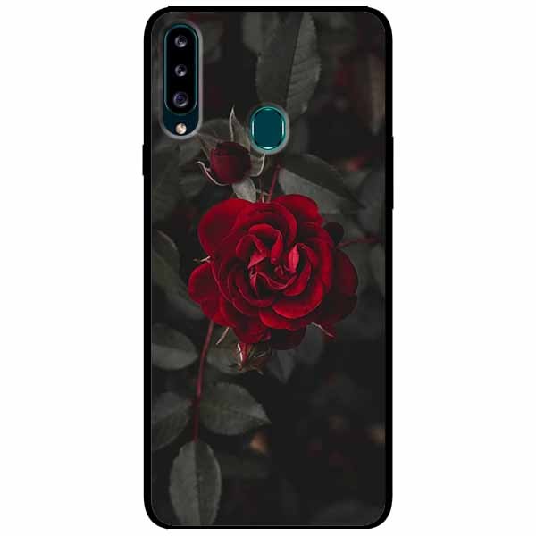 Ốp lưng dành cho Samsung A20s mẫu Hoa Hồng Đỏ